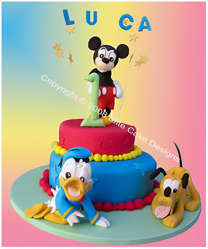 Mickey Mouse Birthday Cake on Mickey Friends Kid Birthday Cake Birthday Cake Design   Source Link