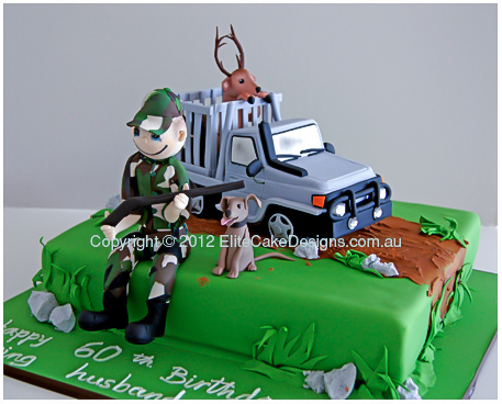 Hunter novelty birthday cake