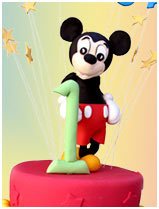 Mickey Mouse Childrens Birthday Cake