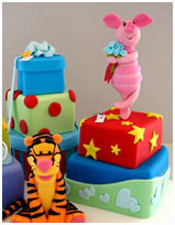 Tigger & Piglet birthday cake