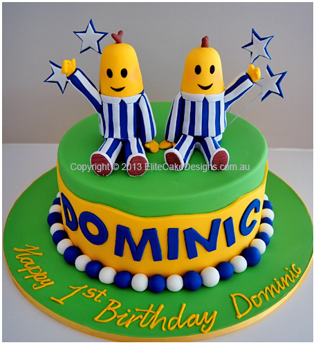 Bananas in Pyjamas birthday cake in Sydney