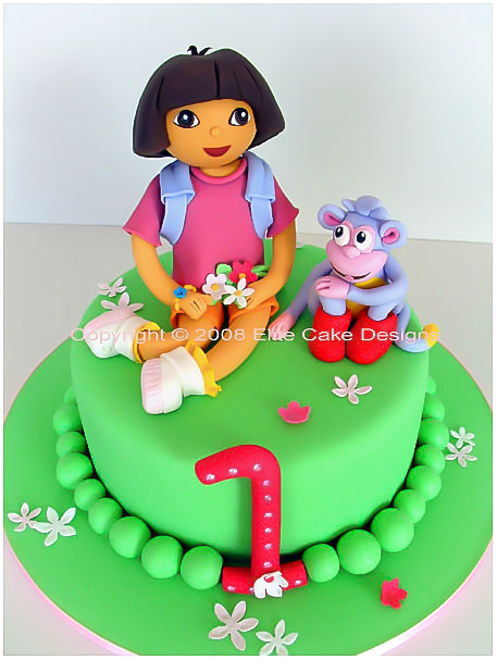 Dora The Explorer girl's birthday cake