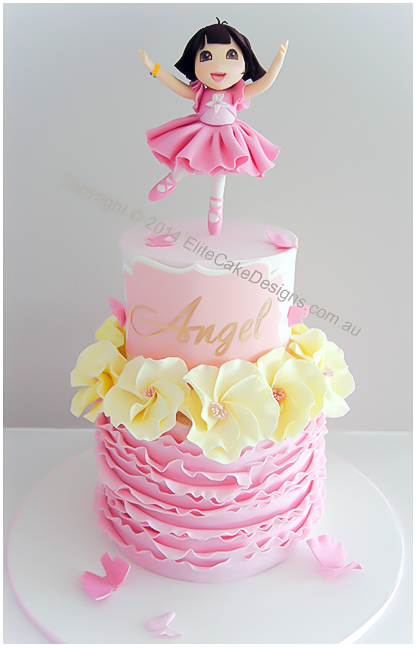 Ballerina Birthday Ombre Cake – BakeAvenue