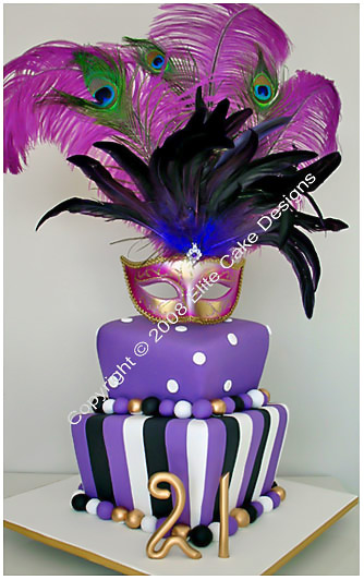 Masquerade cake in Sydney