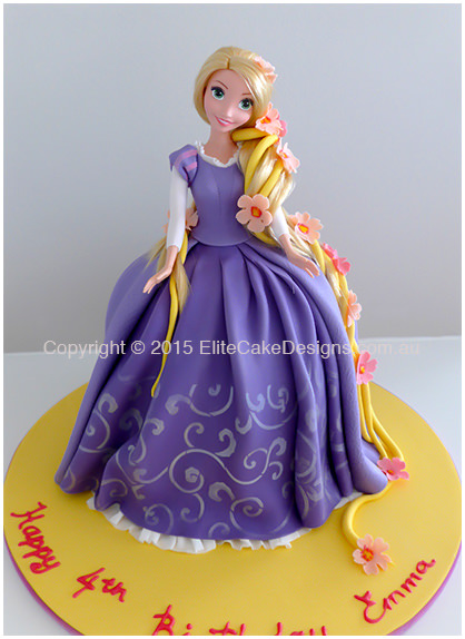 For Lydia | Doll cake, Rapunzel cake, Princess doll cake
