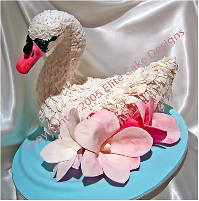 White Swan Birthday Cake Sydney