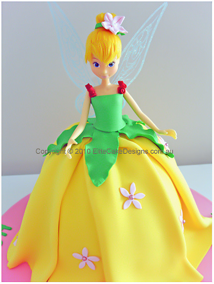 Tinkerbell Tinkerbell girls birthday cake 