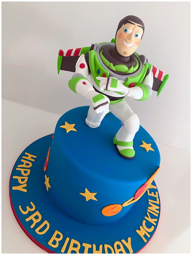Buzz Lightyear from Toy Story birthday cake