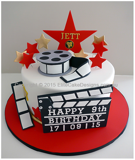 movie themed birthday cake — Birthday Cakes | Themed birthday cakes, Movie  theme cake, Movie birthday party