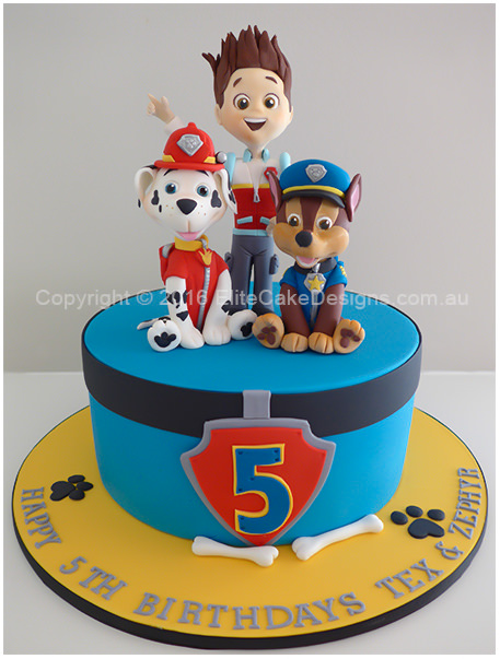 The Paw Patrol kids Birthday Cake, Birthday Cakes for kids - by ...