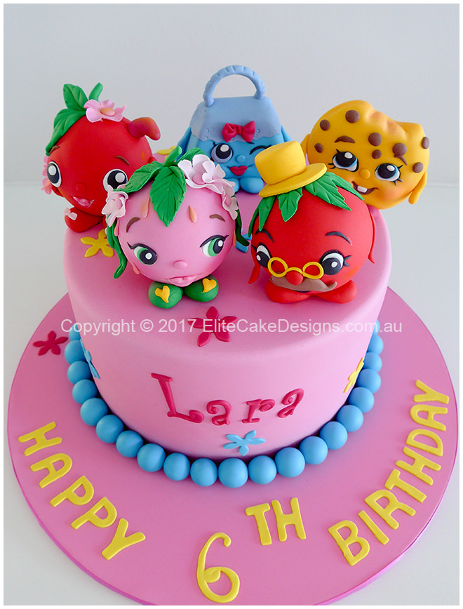 Happy Shopkins Cake Fran Pancake Coloring Page - Get Coloring Pages