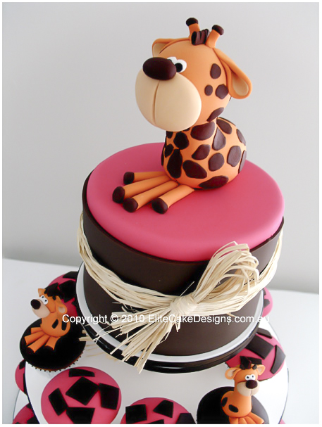 giraffe cupcakes for kids birthday