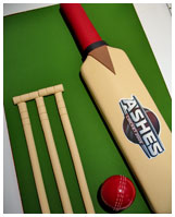 cricket novelty birthday cake