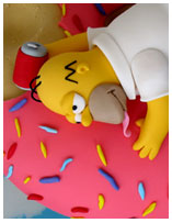 Simpsons Novelty birthday Cake 
