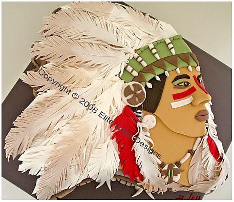 Native American Indian Cake