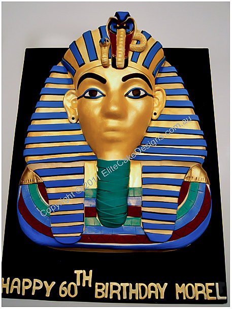 Pharaoh Tutankhamun Egyptian Novelty Cake